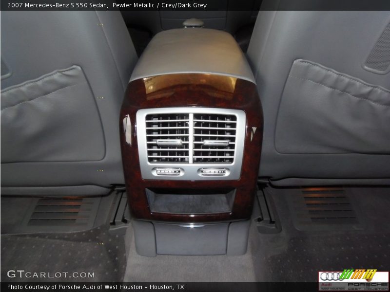 Pewter Metallic / Grey/Dark Grey 2007 Mercedes-Benz S 550 Sedan