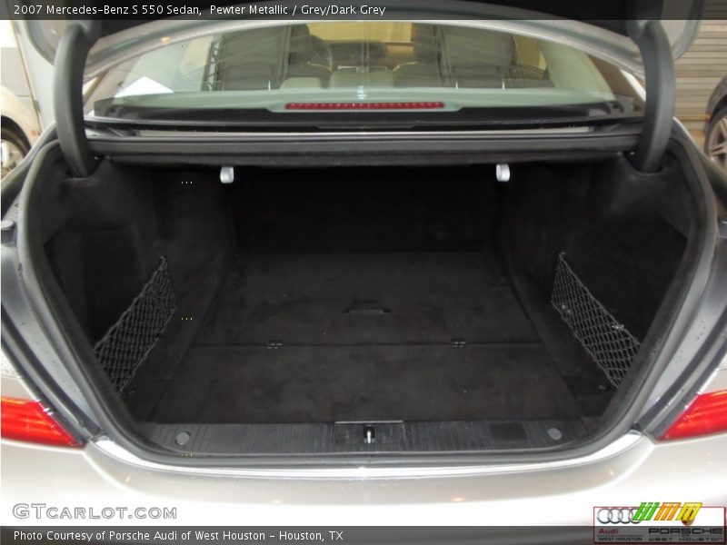Pewter Metallic / Grey/Dark Grey 2007 Mercedes-Benz S 550 Sedan