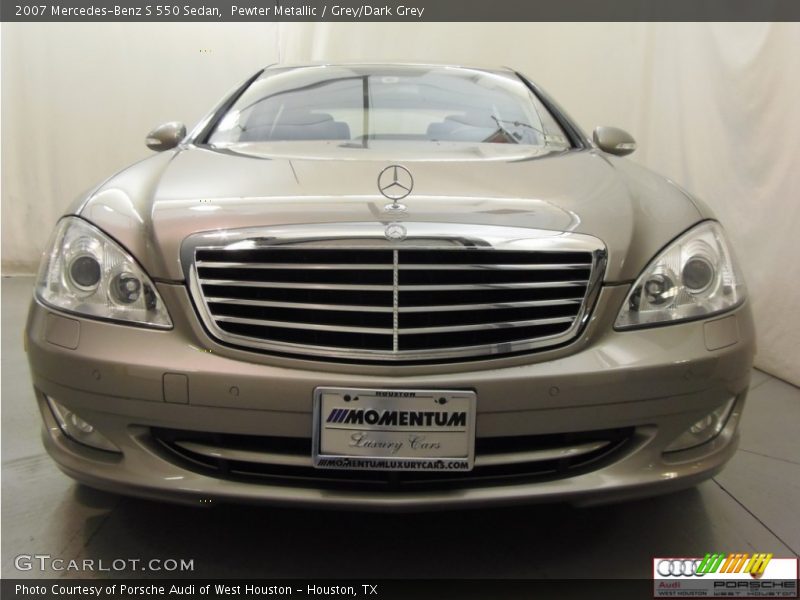 Pewter Metallic / Grey/Dark Grey 2007 Mercedes-Benz S 550 Sedan