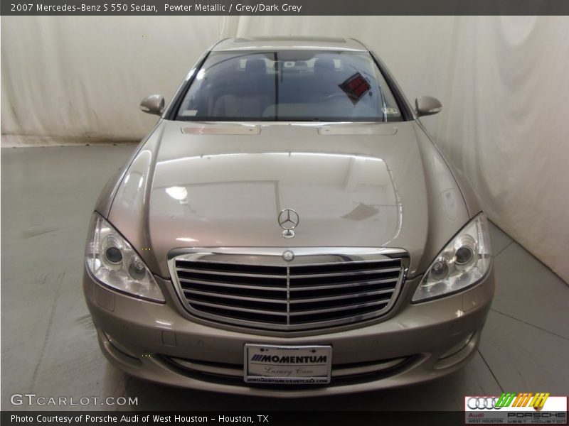 Pewter Metallic / Grey/Dark Grey 2007 Mercedes-Benz S 550 Sedan