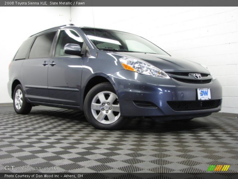 Slate Metallic / Fawn 2008 Toyota Sienna XLE