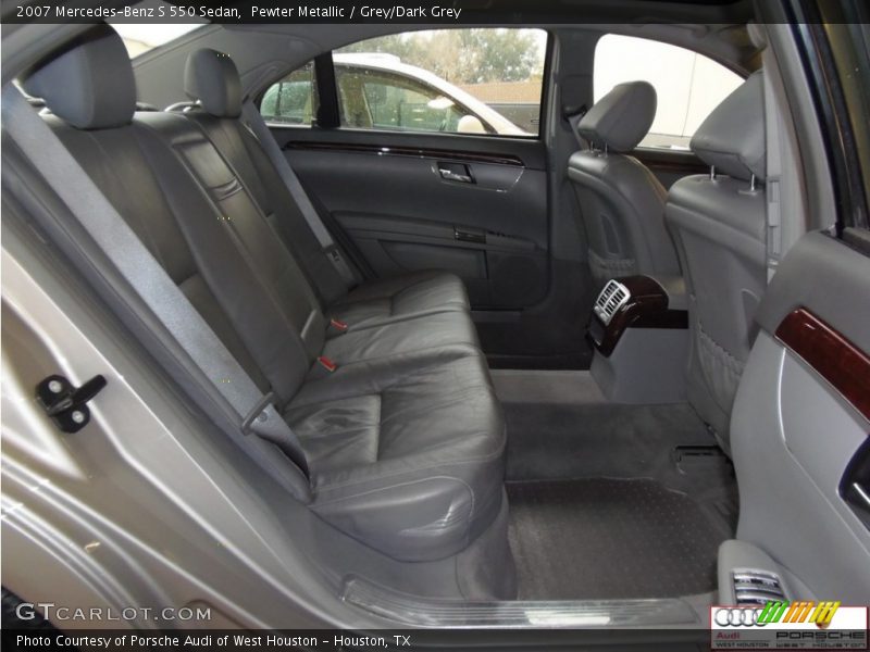 Pewter Metallic / Grey/Dark Grey 2007 Mercedes-Benz S 550 Sedan
