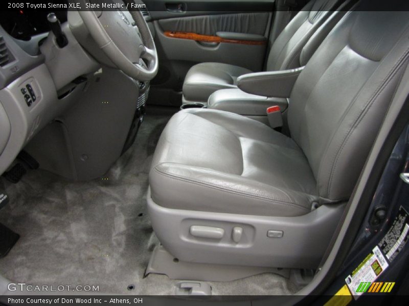 Slate Metallic / Fawn 2008 Toyota Sienna XLE