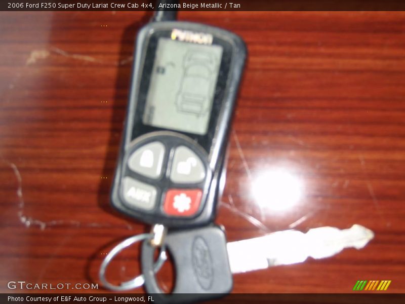Arizona Beige Metallic / Tan 2006 Ford F250 Super Duty Lariat Crew Cab 4x4
