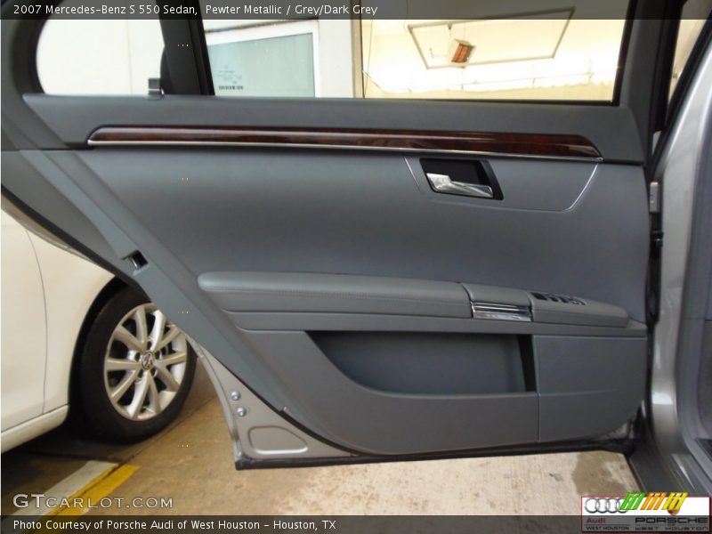 Pewter Metallic / Grey/Dark Grey 2007 Mercedes-Benz S 550 Sedan