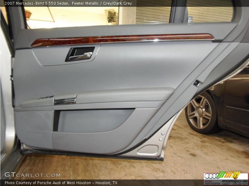 Pewter Metallic / Grey/Dark Grey 2007 Mercedes-Benz S 550 Sedan