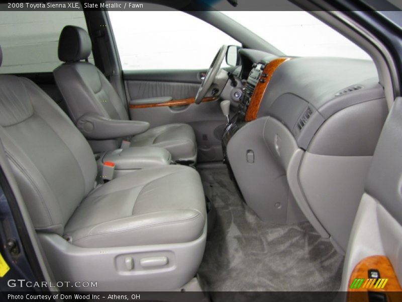 Slate Metallic / Fawn 2008 Toyota Sienna XLE