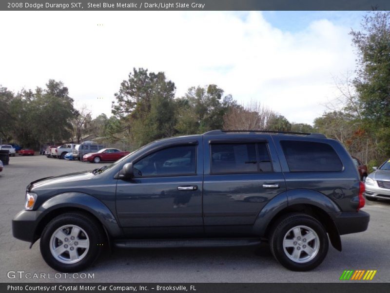 Steel Blue Metallic / Dark/Light Slate Gray 2008 Dodge Durango SXT