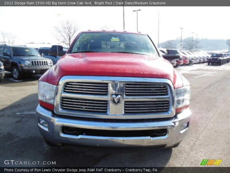 Bright Red / Dark Slate/Medium Graystone 2012 Dodge Ram 2500 HD Big Horn Crew Cab 4x4