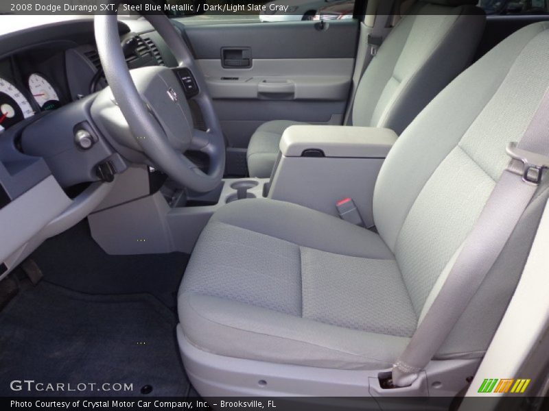 Steel Blue Metallic / Dark/Light Slate Gray 2008 Dodge Durango SXT