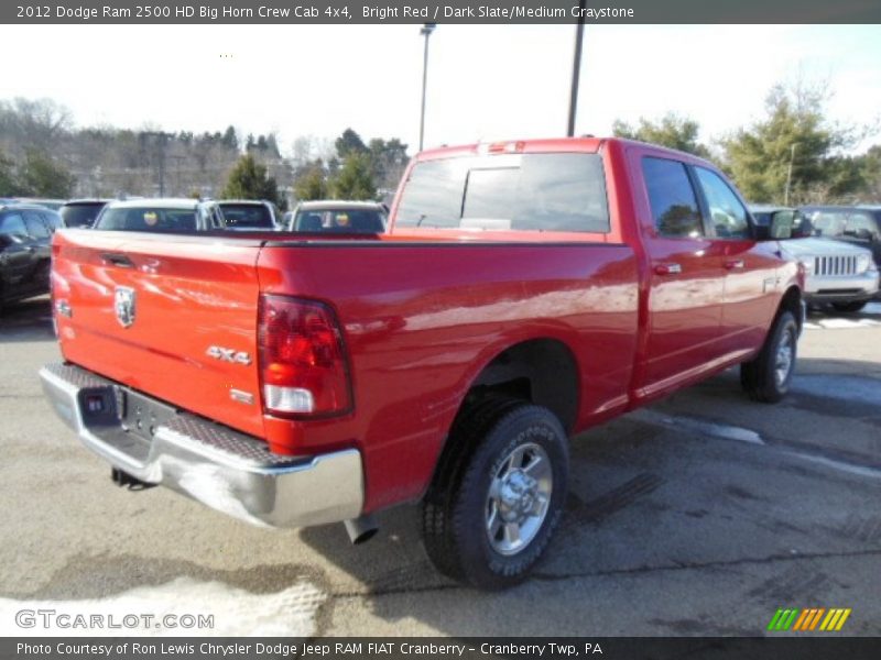 Bright Red / Dark Slate/Medium Graystone 2012 Dodge Ram 2500 HD Big Horn Crew Cab 4x4