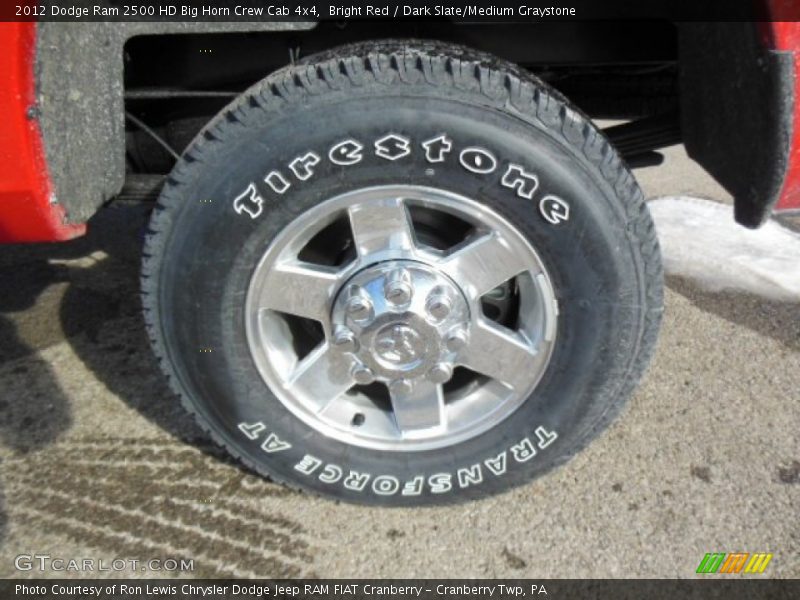 Bright Red / Dark Slate/Medium Graystone 2012 Dodge Ram 2500 HD Big Horn Crew Cab 4x4