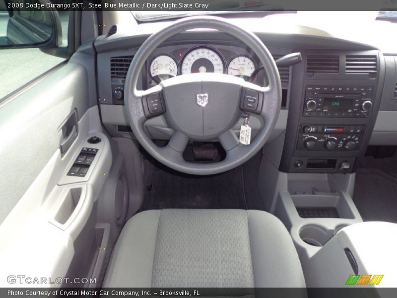 Steel Blue Metallic / Dark/Light Slate Gray 2008 Dodge Durango SXT