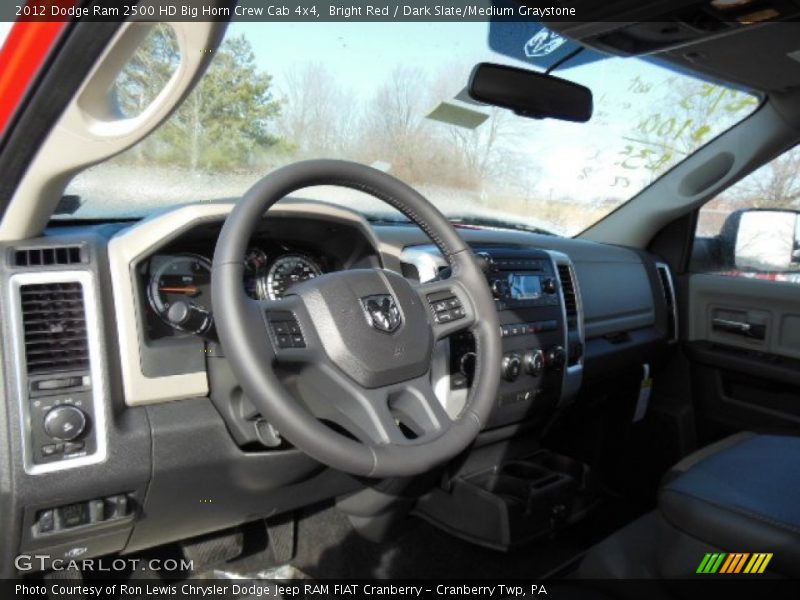 Bright Red / Dark Slate/Medium Graystone 2012 Dodge Ram 2500 HD Big Horn Crew Cab 4x4