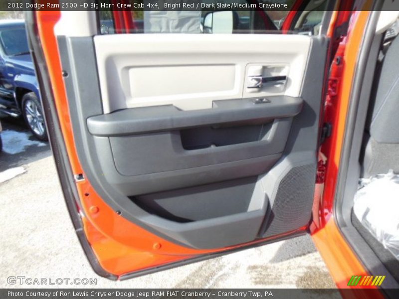 Bright Red / Dark Slate/Medium Graystone 2012 Dodge Ram 2500 HD Big Horn Crew Cab 4x4