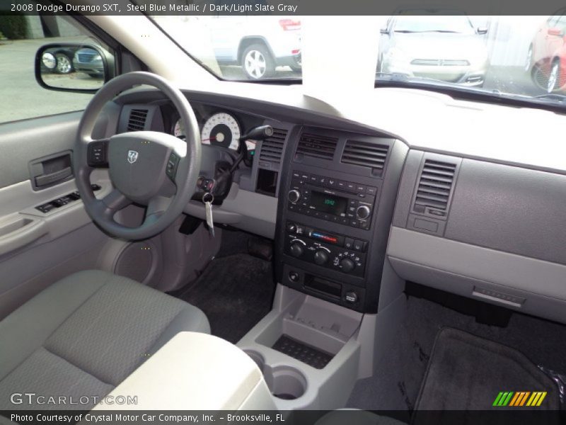 Steel Blue Metallic / Dark/Light Slate Gray 2008 Dodge Durango SXT