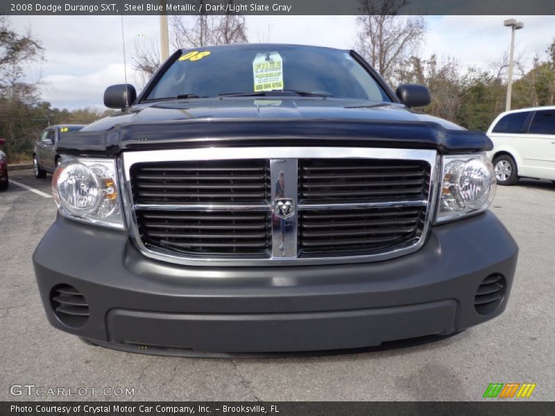 Steel Blue Metallic / Dark/Light Slate Gray 2008 Dodge Durango SXT