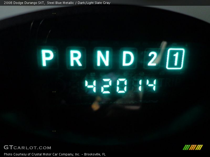 Steel Blue Metallic / Dark/Light Slate Gray 2008 Dodge Durango SXT