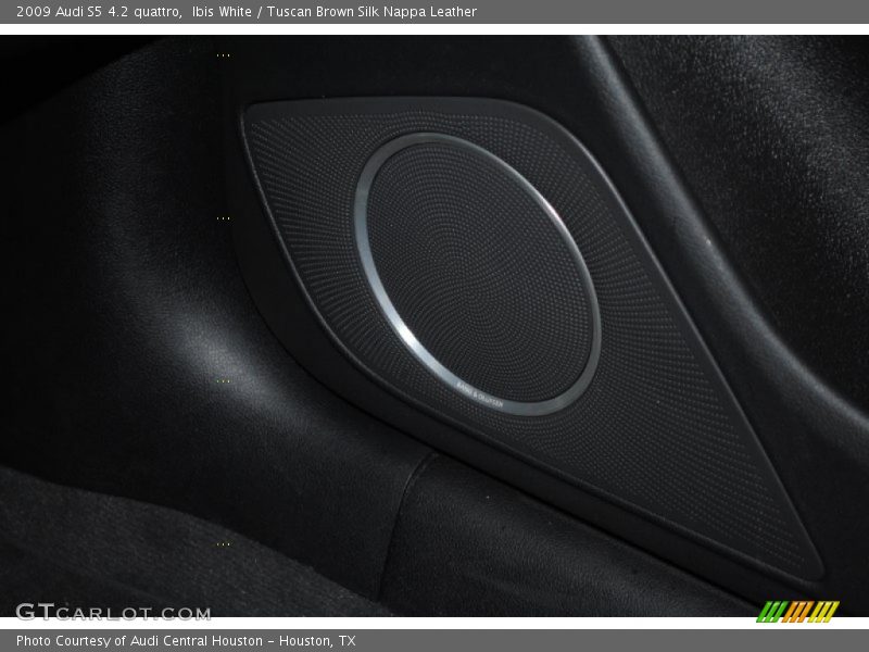 Ibis White / Tuscan Brown Silk Nappa Leather 2009 Audi S5 4.2 quattro