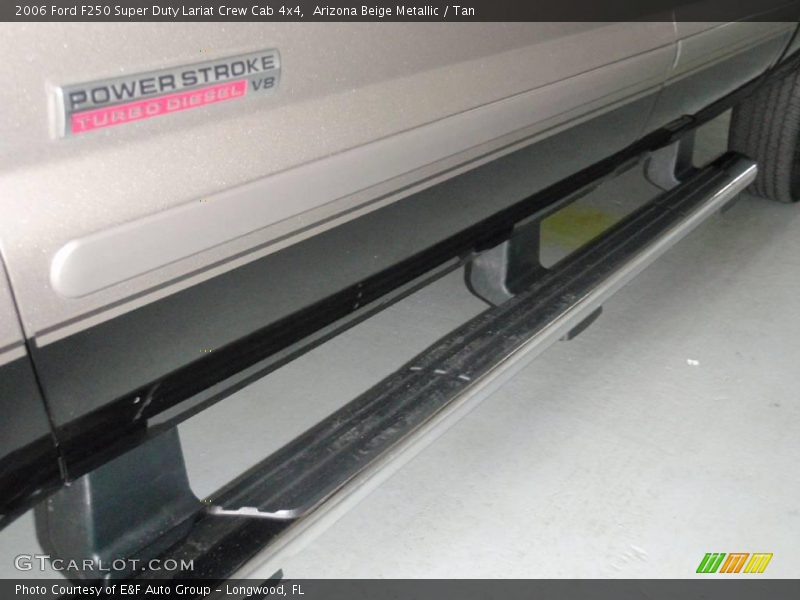 Arizona Beige Metallic / Tan 2006 Ford F250 Super Duty Lariat Crew Cab 4x4