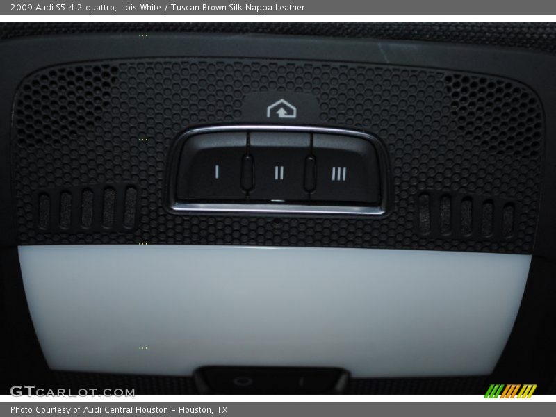 Ibis White / Tuscan Brown Silk Nappa Leather 2009 Audi S5 4.2 quattro