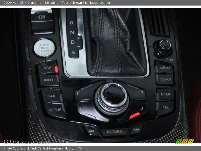 Ibis White / Tuscan Brown Silk Nappa Leather 2009 Audi S5 4.2 quattro