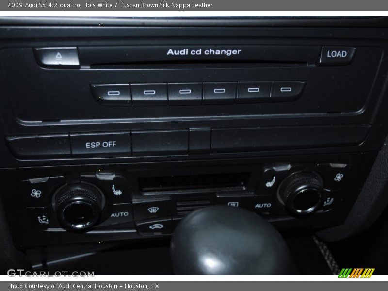 Ibis White / Tuscan Brown Silk Nappa Leather 2009 Audi S5 4.2 quattro