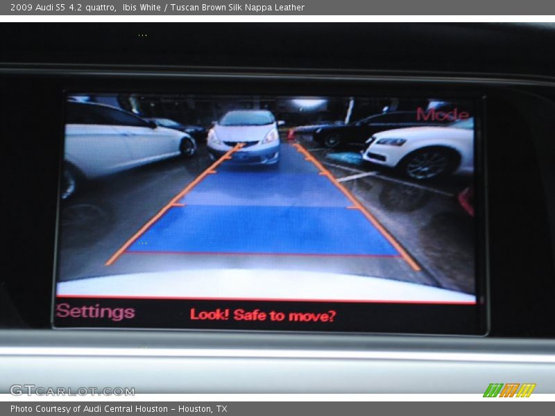Ibis White / Tuscan Brown Silk Nappa Leather 2009 Audi S5 4.2 quattro