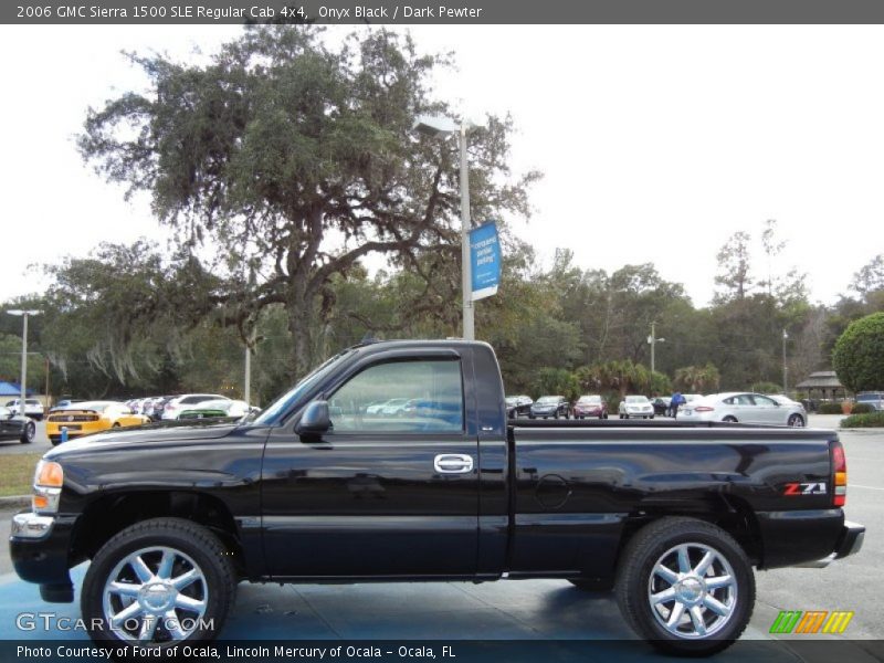 Onyx Black / Dark Pewter 2006 GMC Sierra 1500 SLE Regular Cab 4x4