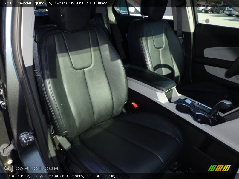 Cyber Gray Metallic / Jet Black 2011 Chevrolet Equinox LS