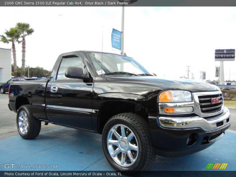 Onyx Black / Dark Pewter 2006 GMC Sierra 1500 SLE Regular Cab 4x4