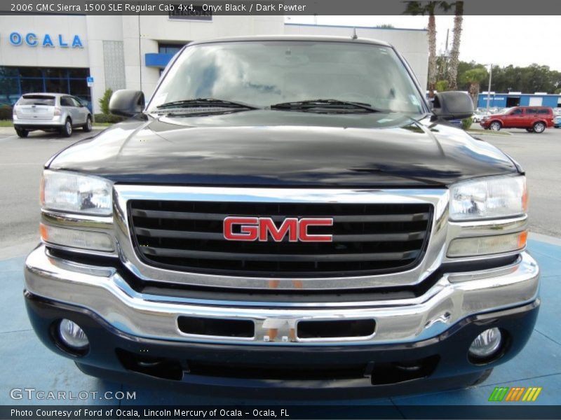 Onyx Black / Dark Pewter 2006 GMC Sierra 1500 SLE Regular Cab 4x4