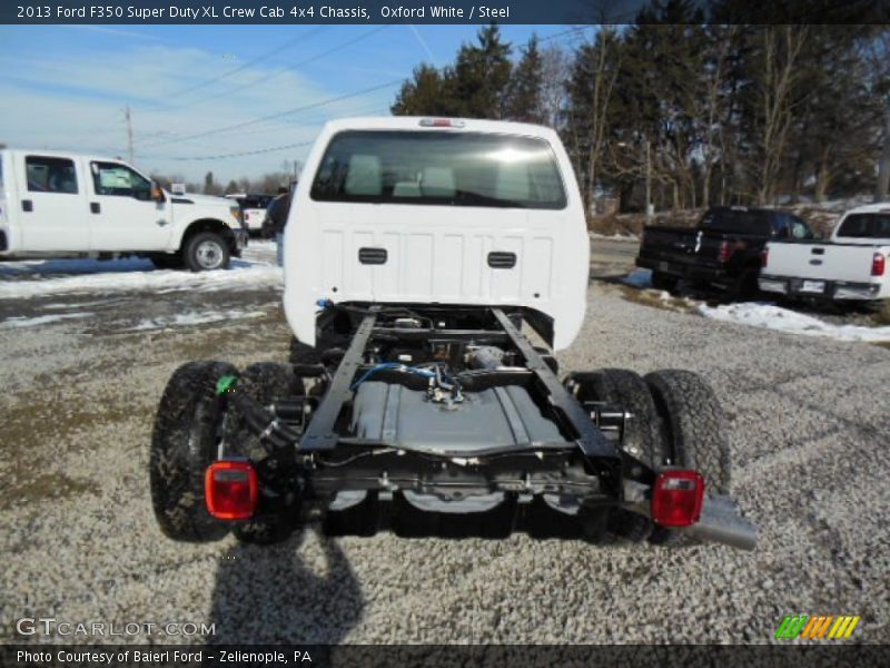 Oxford White / Steel 2013 Ford F350 Super Duty XL Crew Cab 4x4 Chassis
