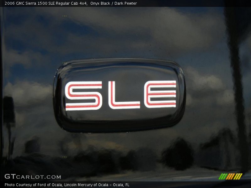 Onyx Black / Dark Pewter 2006 GMC Sierra 1500 SLE Regular Cab 4x4