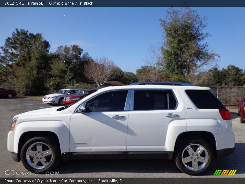 Olympic White / Jet Black 2012 GMC Terrain SLT