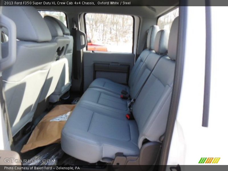 Oxford White / Steel 2013 Ford F350 Super Duty XL Crew Cab 4x4 Chassis