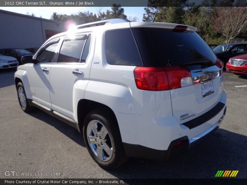 Olympic White / Jet Black 2012 GMC Terrain SLT
