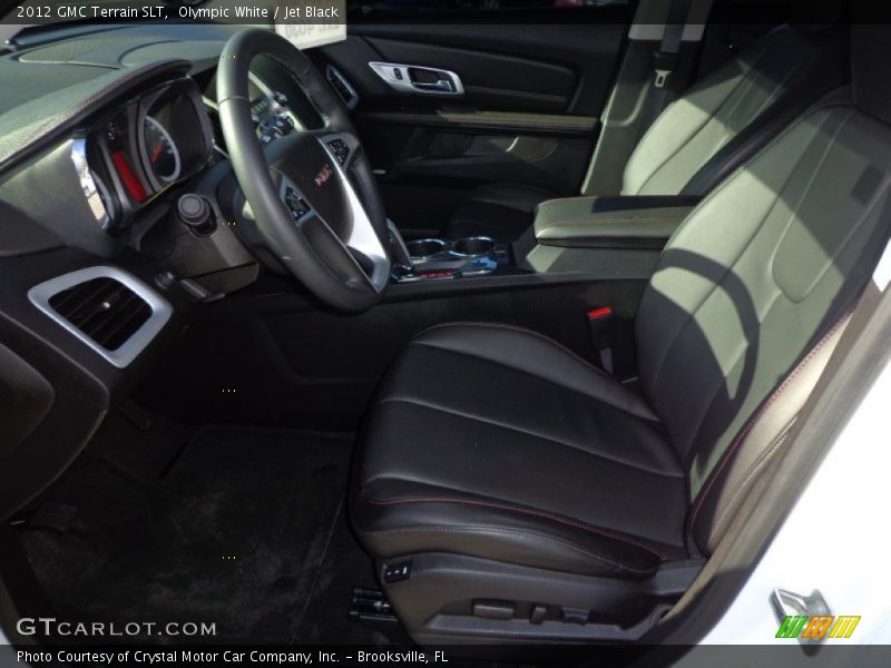 Olympic White / Jet Black 2012 GMC Terrain SLT