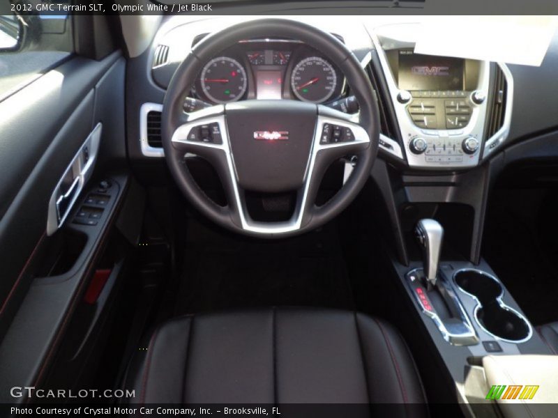 Olympic White / Jet Black 2012 GMC Terrain SLT