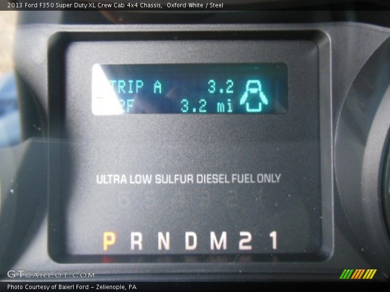 Oxford White / Steel 2013 Ford F350 Super Duty XL Crew Cab 4x4 Chassis