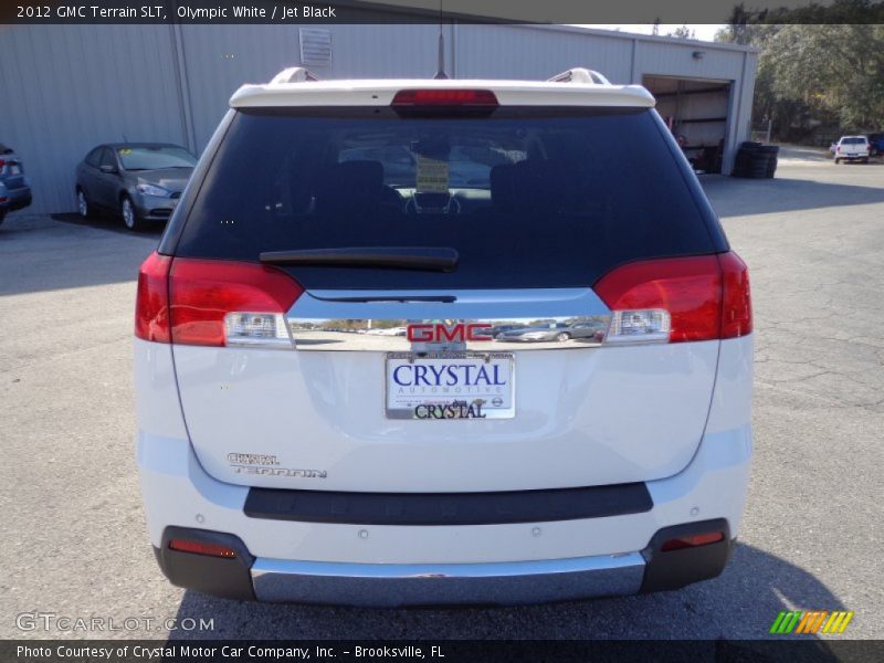 Olympic White / Jet Black 2012 GMC Terrain SLT