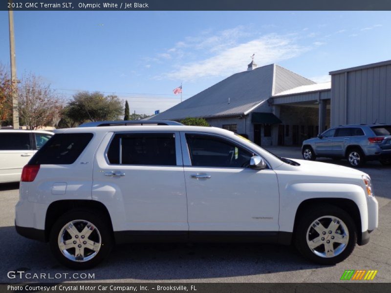 Olympic White / Jet Black 2012 GMC Terrain SLT