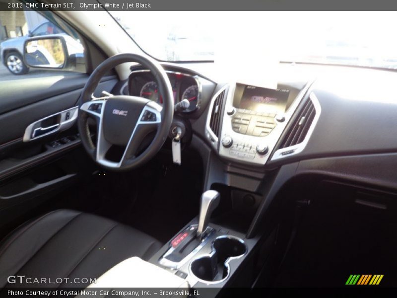 Olympic White / Jet Black 2012 GMC Terrain SLT