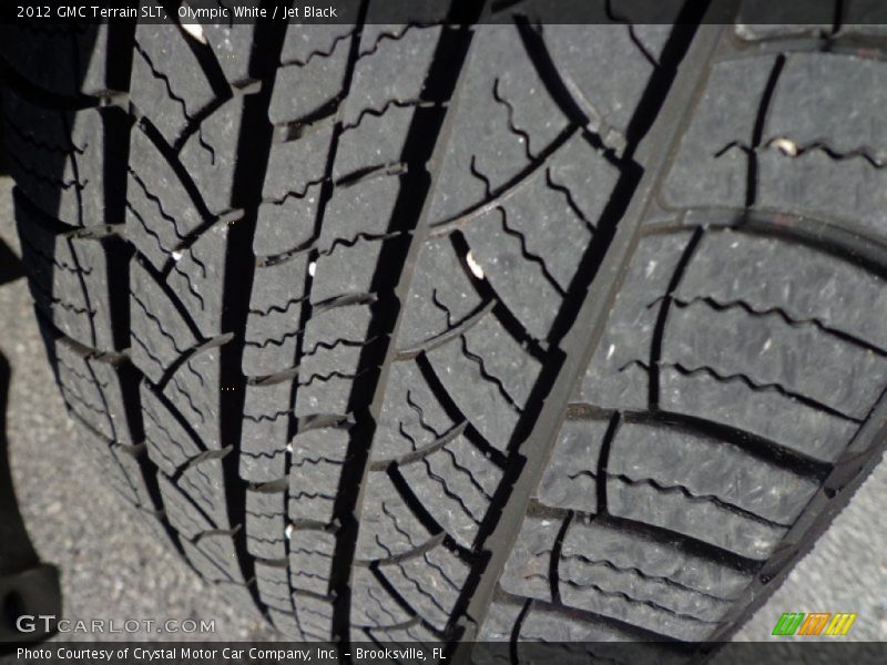 Olympic White / Jet Black 2012 GMC Terrain SLT