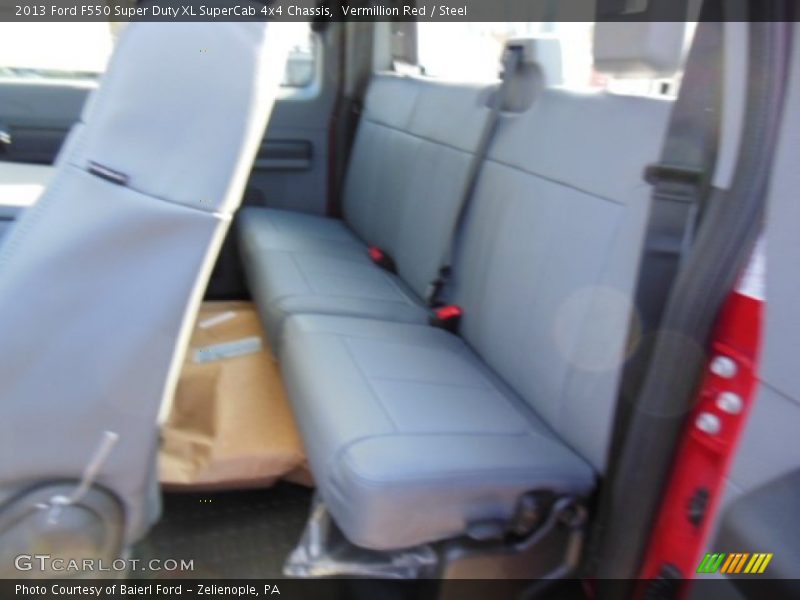 Vermillion Red / Steel 2013 Ford F550 Super Duty XL SuperCab 4x4 Chassis