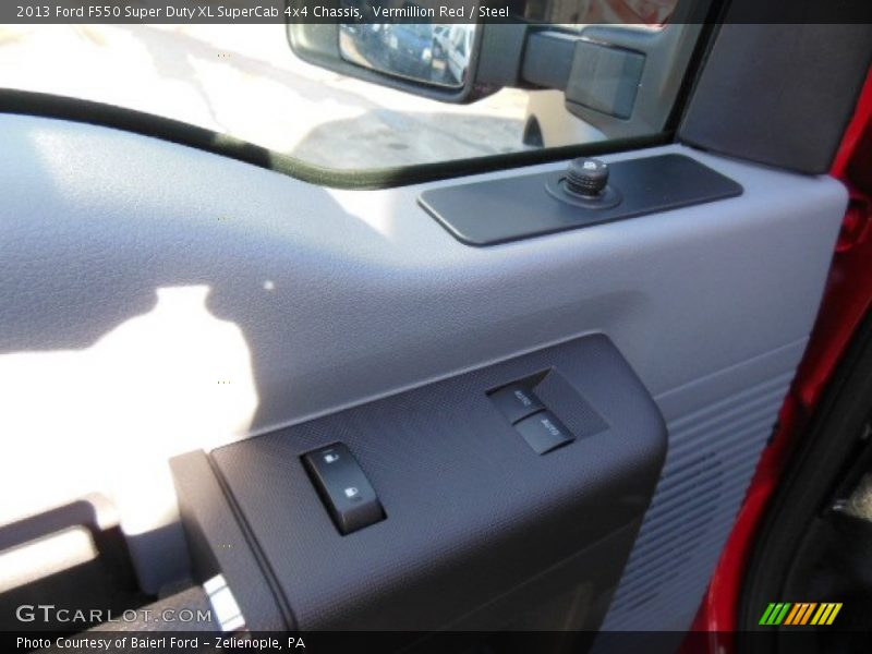 Vermillion Red / Steel 2013 Ford F550 Super Duty XL SuperCab 4x4 Chassis