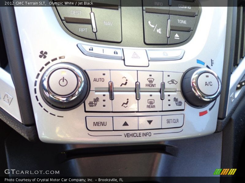 Olympic White / Jet Black 2012 GMC Terrain SLT