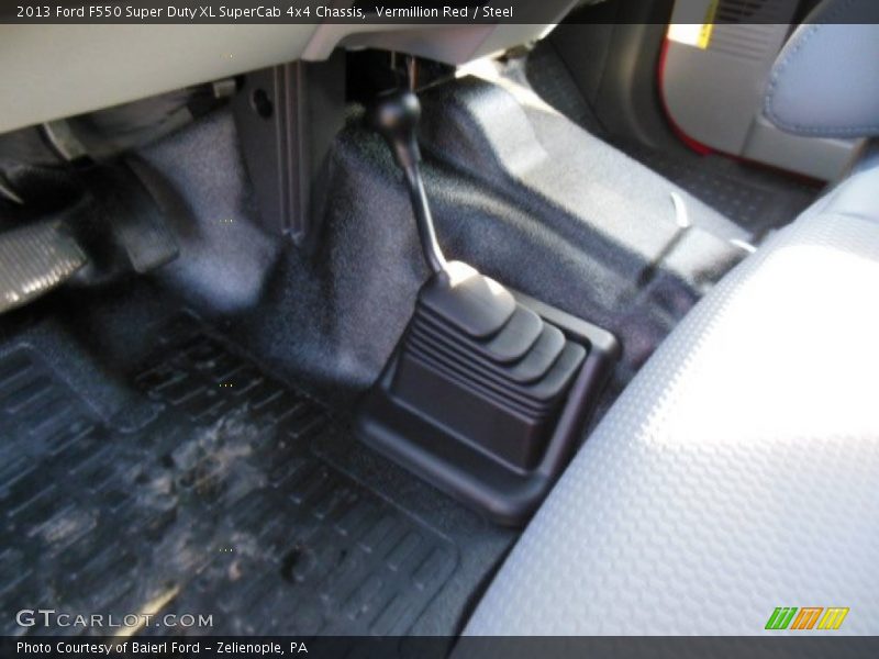 Vermillion Red / Steel 2013 Ford F550 Super Duty XL SuperCab 4x4 Chassis