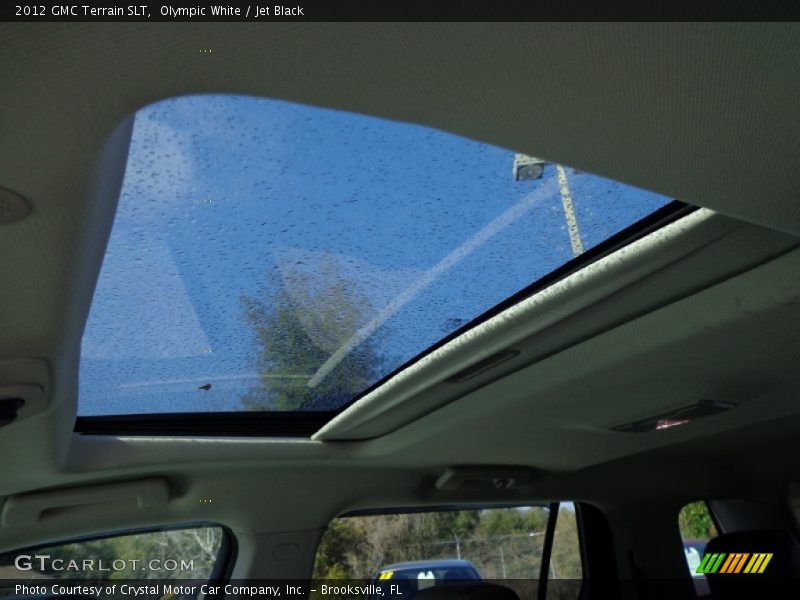 Olympic White / Jet Black 2012 GMC Terrain SLT