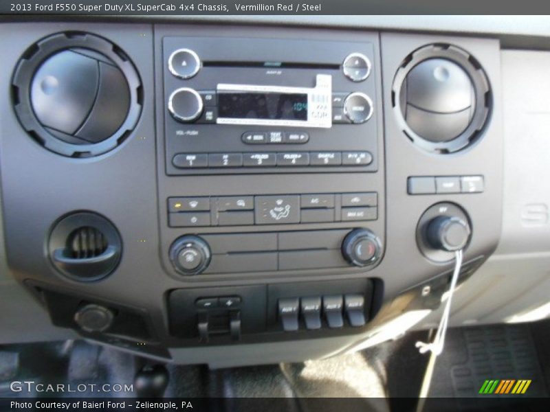 Vermillion Red / Steel 2013 Ford F550 Super Duty XL SuperCab 4x4 Chassis